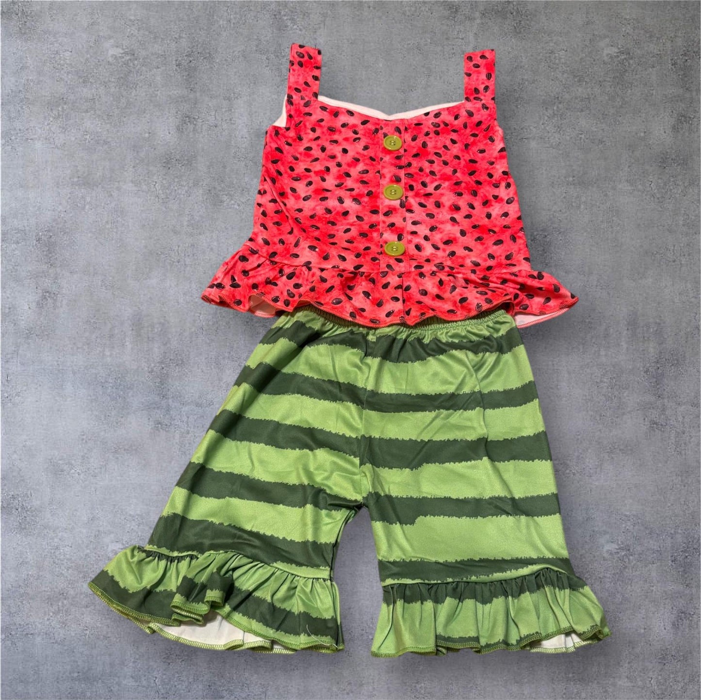 Size 2T Watermelon 2 Piece Outfits
