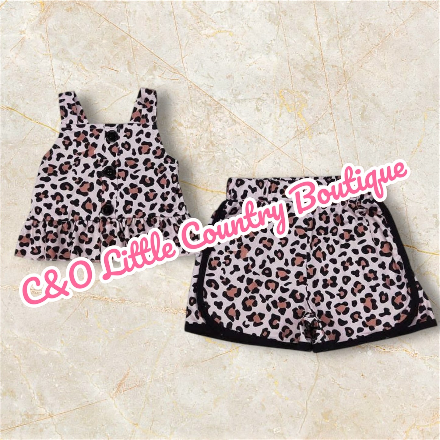 Leopard 2 Piece Set