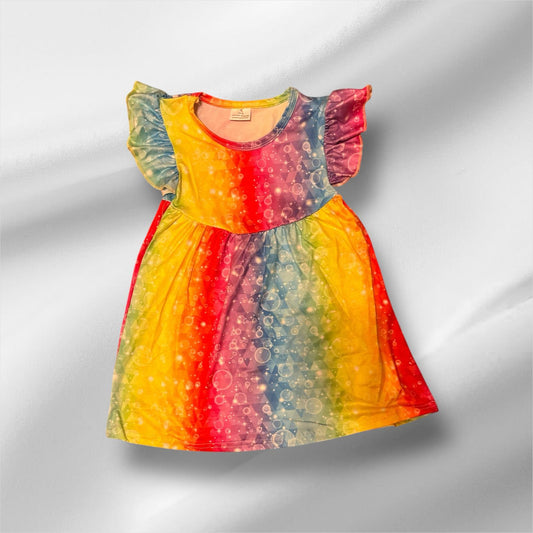 Rainbow Bubbles Pearl Dress