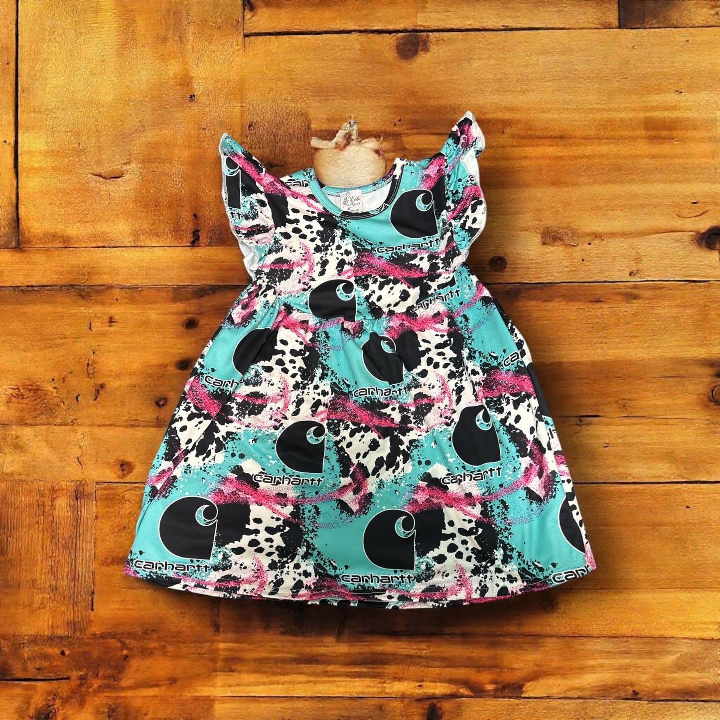 Carhart Cow Print Pearl Dress