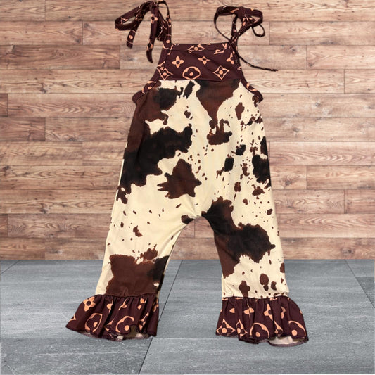 Bougie Cow Print Romper