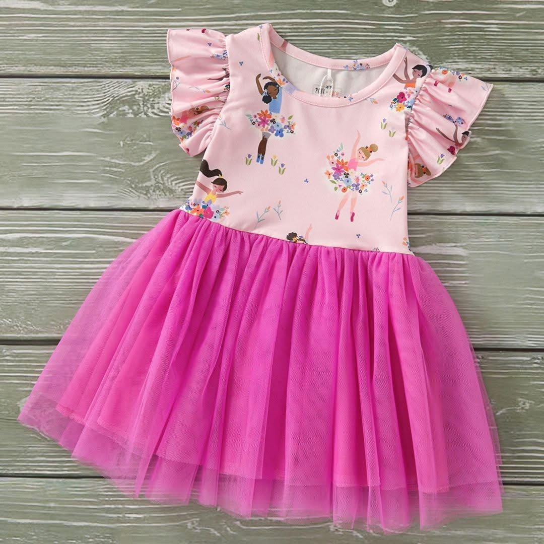 P&L Blooming Ballerinas Girl Dress