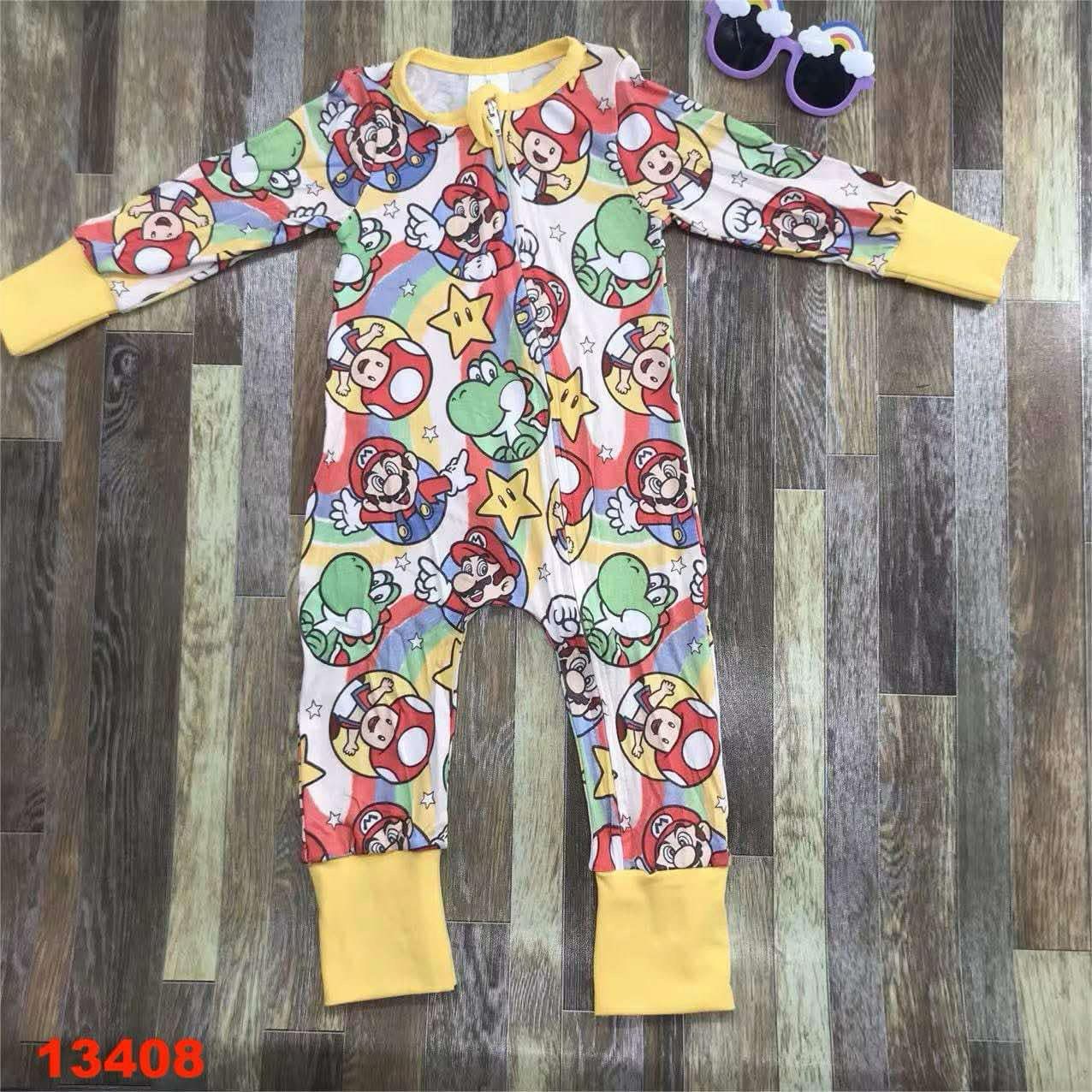 Mario Bamboo Onesie