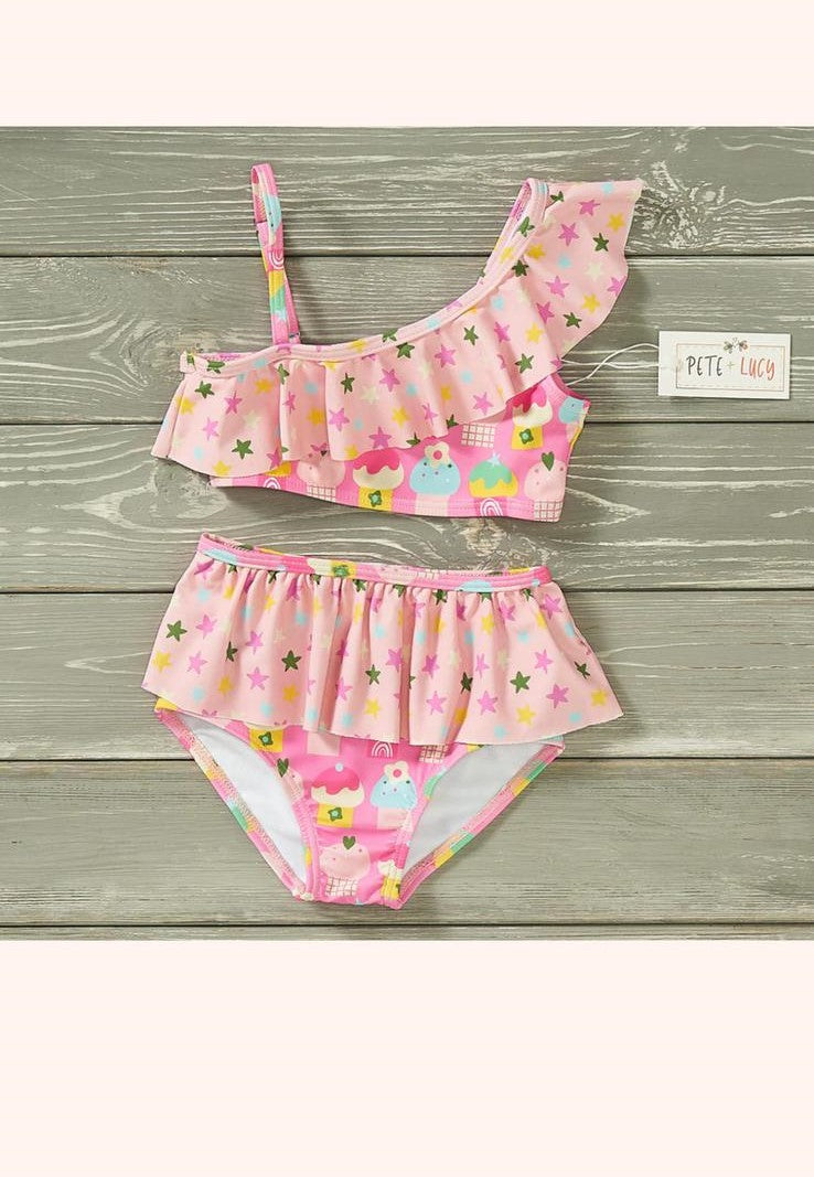 P&L Swim:  Cute As A Cupcake - Two Piece